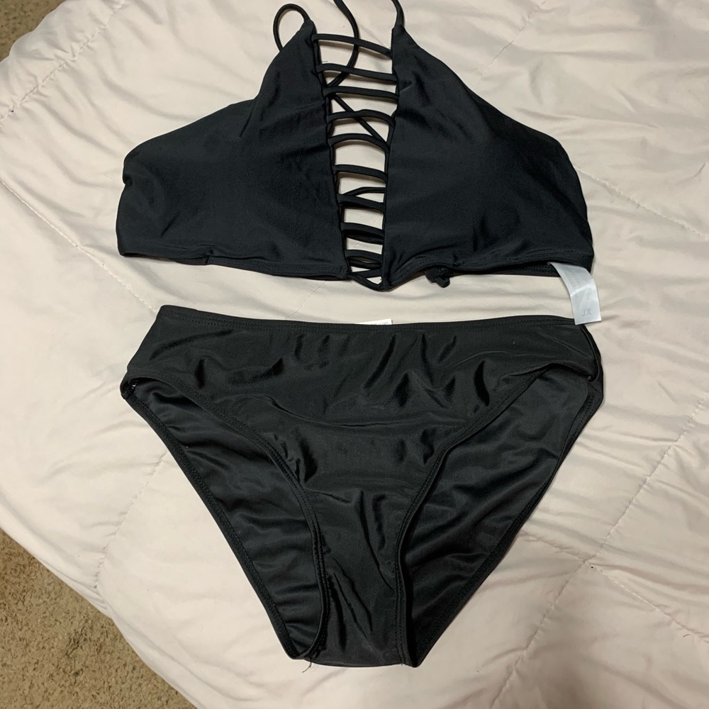 Black swimsuit
